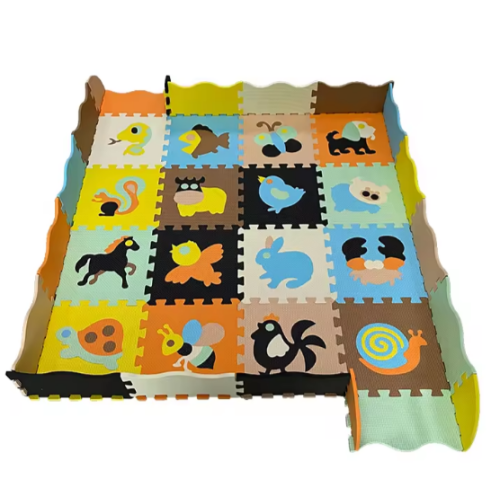 Soft game massage mat Puzzles EVA Colored